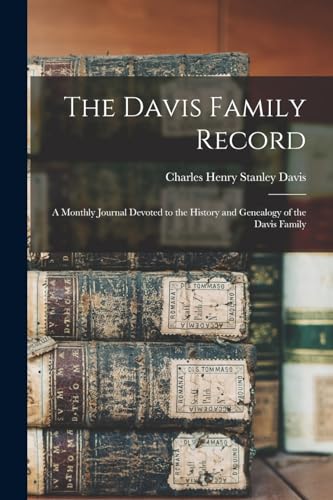 Stock image for The Davis Family Record for sale by PBShop.store US