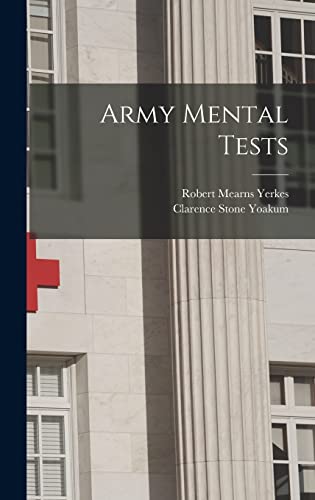 Stock image for Army Mental Tests for sale by THE SAINT BOOKSTORE