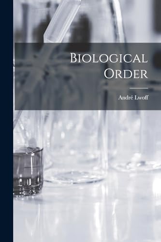 Imagen de archivo de Biological Order a la venta por GreatBookPrices