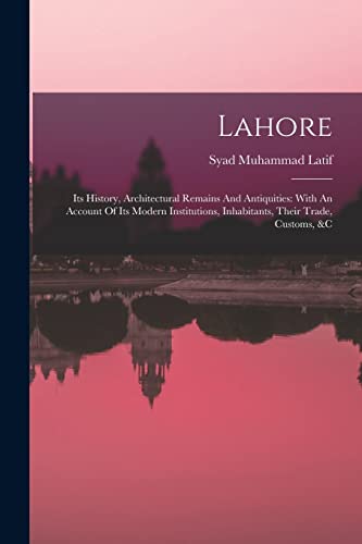 Stock image for Lahore for sale by PBShop.store US