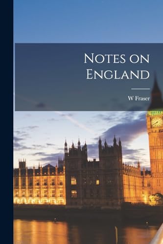 Imagen de archivo de Notes on England a la venta por PBShop.store US