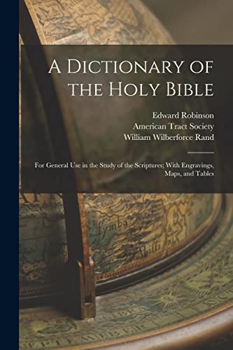 Stock image for A Dictionary of the Holy Bible for sale by PBShop.store US