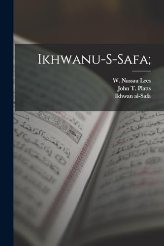 Stock image for Ikhwanu-S-Safa; for sale by PBShop.store US