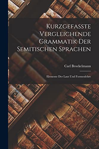 Stock image for Kurzgefasste Vergleichende Grammatik der Semitischen Sprachen for sale by PBShop.store US