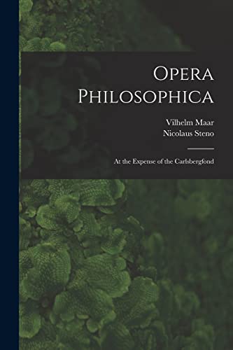 Imagen de archivo de Opera Philosophica; At the Expense of the Carlsbergfond a la venta por PBShop.store US