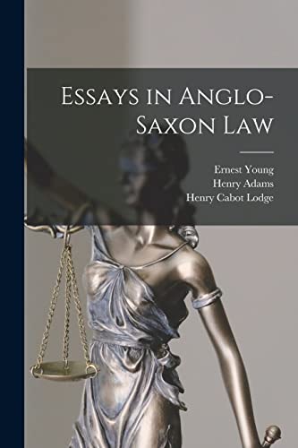Stock image for Essays in Anglo-Saxon Law for sale by PBShop.store US