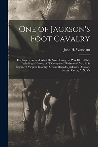 Imagen de archivo de One of Jackson's Foot Cavalry a la venta por PBShop.store US