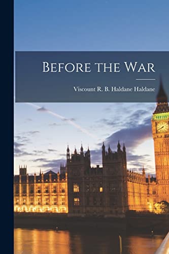 Stock image for Before the War for sale by PBShop.store US