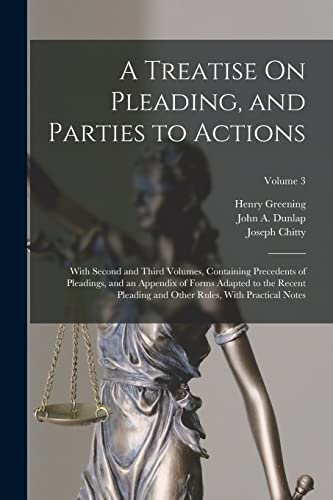 Stock image for A Treatise On Pleading, and Parties to Actions for sale by PBShop.store US