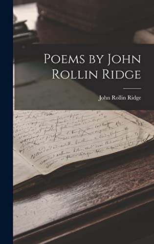 Stock image for Poems by John Rollin Ridge for sale by GreatBookPrices