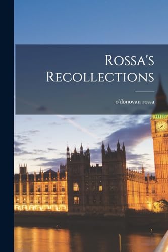 Stock image for Rossa's Recollections for sale by PBShop.store US