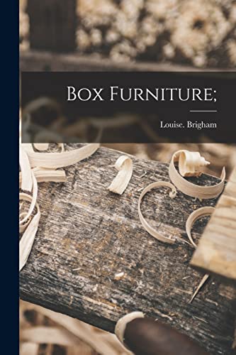 Stock image for Box Furniture; for sale by GreatBookPrices