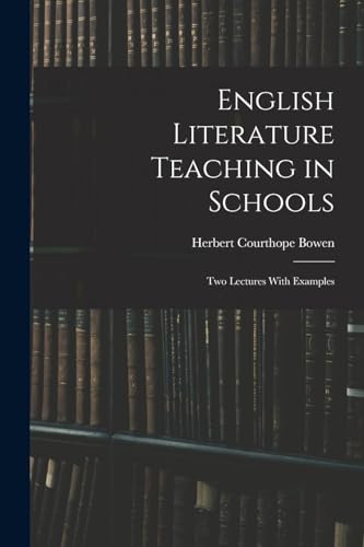 Stock image for English Literature Teaching in Schools for sale by PBShop.store US