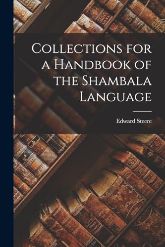 9781017306552: Collections for a Handbook of the Shambala Language