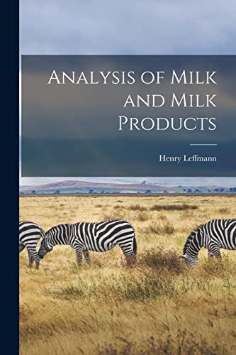 Stock image for Analysis of Milk and Milk Products for sale by PBShop.store US