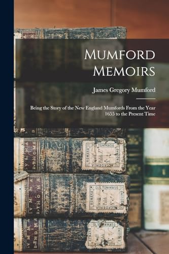 Stock image for Mumford Memoirs for sale by PBShop.store US