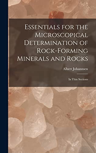 9781017401738: Essentials for the Microscopical Determination of Rock-Forming Minerals and Rocks: In Thin Sections
