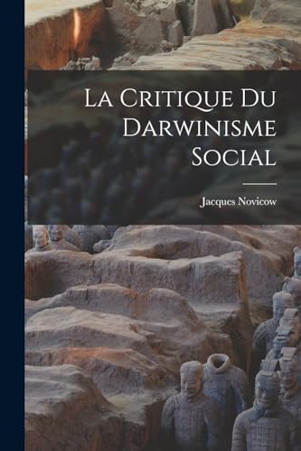 Stock image for La critique du Darwinisme social for sale by PBShop.store US