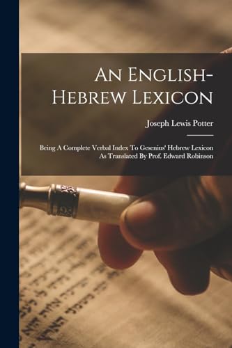 Beispielbild fr An English-hebrew Lexicon zum Verkauf von PBShop.store US
