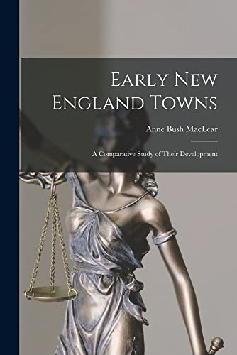 Beispielbild fr Early New England Towns zum Verkauf von PBShop.store US
