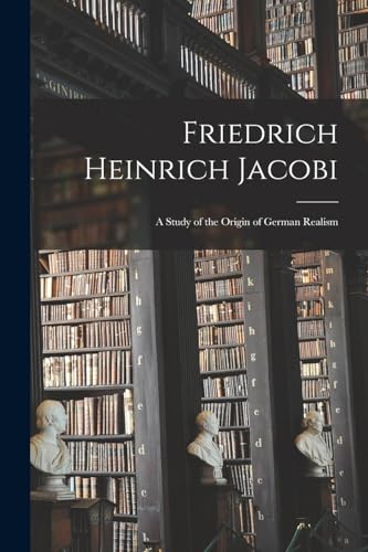 Beispielbild fr Friedrich Heinrich Jacobi zum Verkauf von PBShop.store US