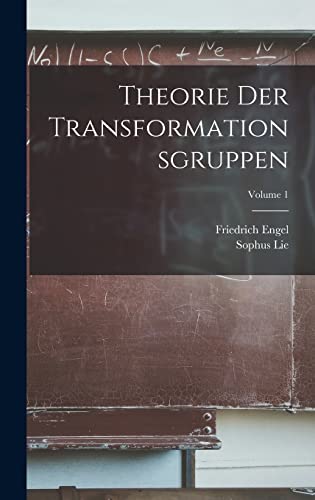 Imagen de archivo de Theorie Der Transformationsgruppen; Volume 1 a la venta por THE SAINT BOOKSTORE
