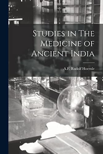 Imagen de archivo de Studies in The Medicine of Ancient India a la venta por GreatBookPrices