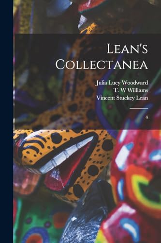 Beispielbild fr Lean's Collectanea: 4 zum Verkauf von ALLBOOKS1