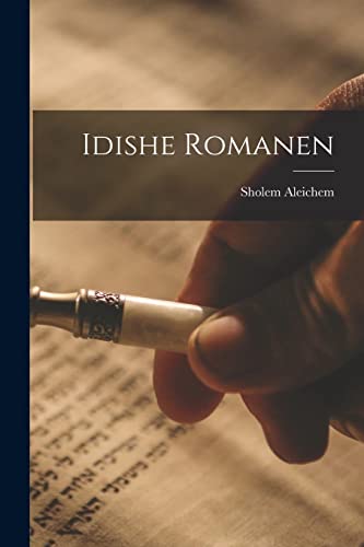 Stock image for Idishe romanen for sale by THE SAINT BOOKSTORE