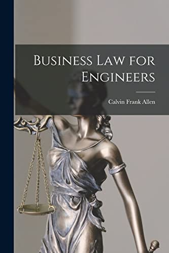 Beispielbild fr Business Law for Engineers zum Verkauf von Chiron Media