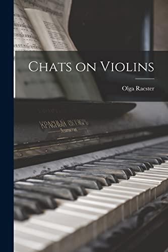Imagen de archivo de Chats on Violins a la venta por THE SAINT BOOKSTORE