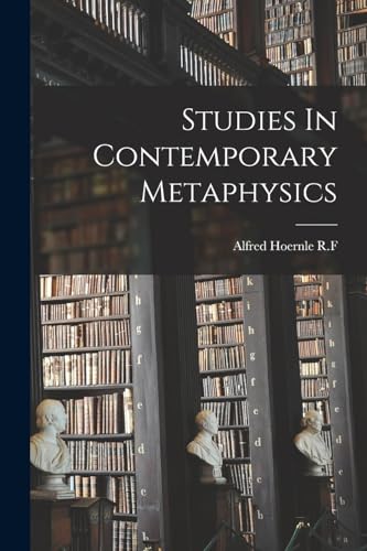 Imagen de archivo de Studies In Contemporary Metaphysics a la venta por THE SAINT BOOKSTORE