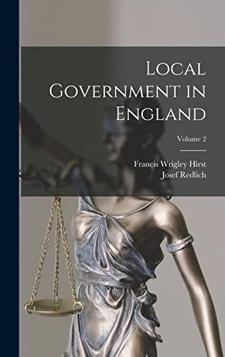 Stock image for Local Government in England; Volume 2 for sale by THE SAINT BOOKSTORE