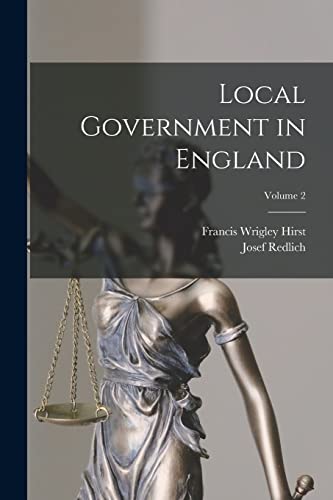 Stock image for Local Government in England; Volume 2 for sale by Chiron Media