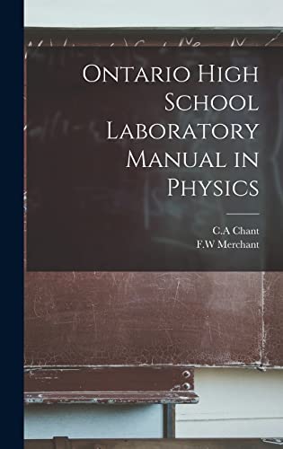 Beispielbild fr Ontario High School Laboratory Manual in Physics zum Verkauf von THE SAINT BOOKSTORE