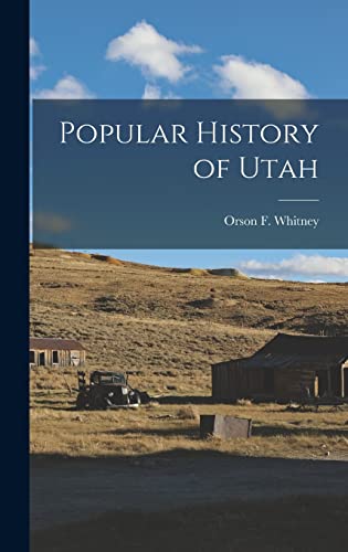 Beispielbild fr Popular History of Utah zum Verkauf von THE SAINT BOOKSTORE