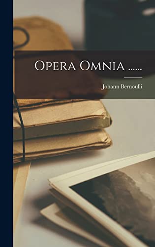 Beispielbild fr Opera Omnia . zum Verkauf von THE SAINT BOOKSTORE