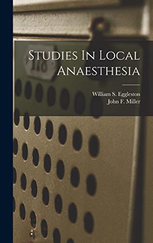 9781018826158: Studies In Local Anaesthesia