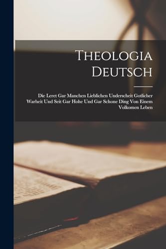 Imagen de archivo de Theologia Deutsch a la venta por PBShop.store US