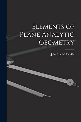 Stock image for Elements of Plane Analytic Geometry for sale by THE SAINT BOOKSTORE