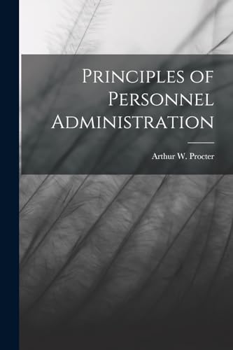 Stock image for Principles of Personnel Administration for sale by THE SAINT BOOKSTORE