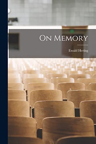 Stock image for On Memory for sale by THE SAINT BOOKSTORE