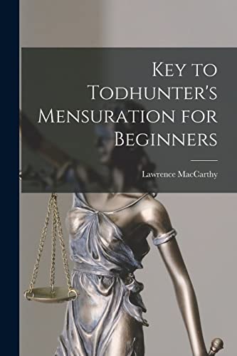 Stock image for Key to Todhunter's Mensuration for Beginners for sale by PBShop.store US