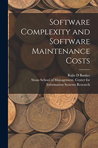 9781019254936: Software Complexity and Software Maintenance Costs
