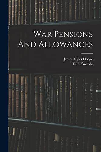 Beispielbild fr War Pensions And Allowances zum Verkauf von GreatBookPrices