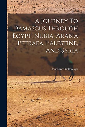 Imagen de archivo de A Journey To Damascus Through Egypt, Nubia, Arabia Petraea, Palestine, And Syria a la venta por THE SAINT BOOKSTORE