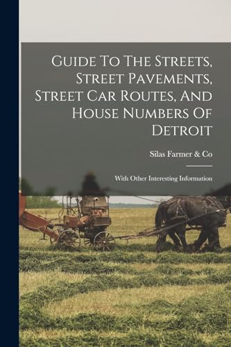 Imagen de archivo de Guide To The Streets, Street Pavements, Street Car Routes, And House Numbers Of Detroit a la venta por PBShop.store US