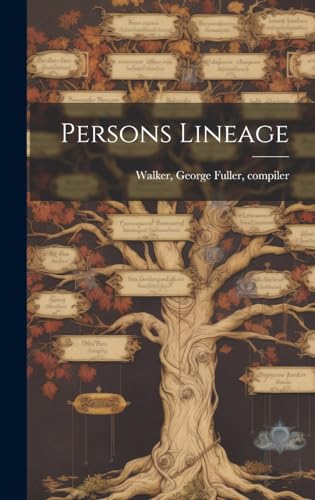 Stock image for Persons Lineage for sale by GreatBookPrices