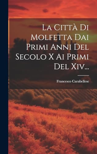 Stock image for La Citt Di Molfetta Dai Primi Anni Del Secolo X Ai Primi Del Xiv. (Italian Edition) for sale by ALLBOOKS1