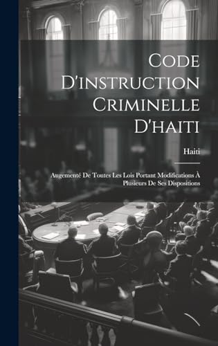 Stock image for Code D'instruction Criminelle D'haiti for sale by PBShop.store US